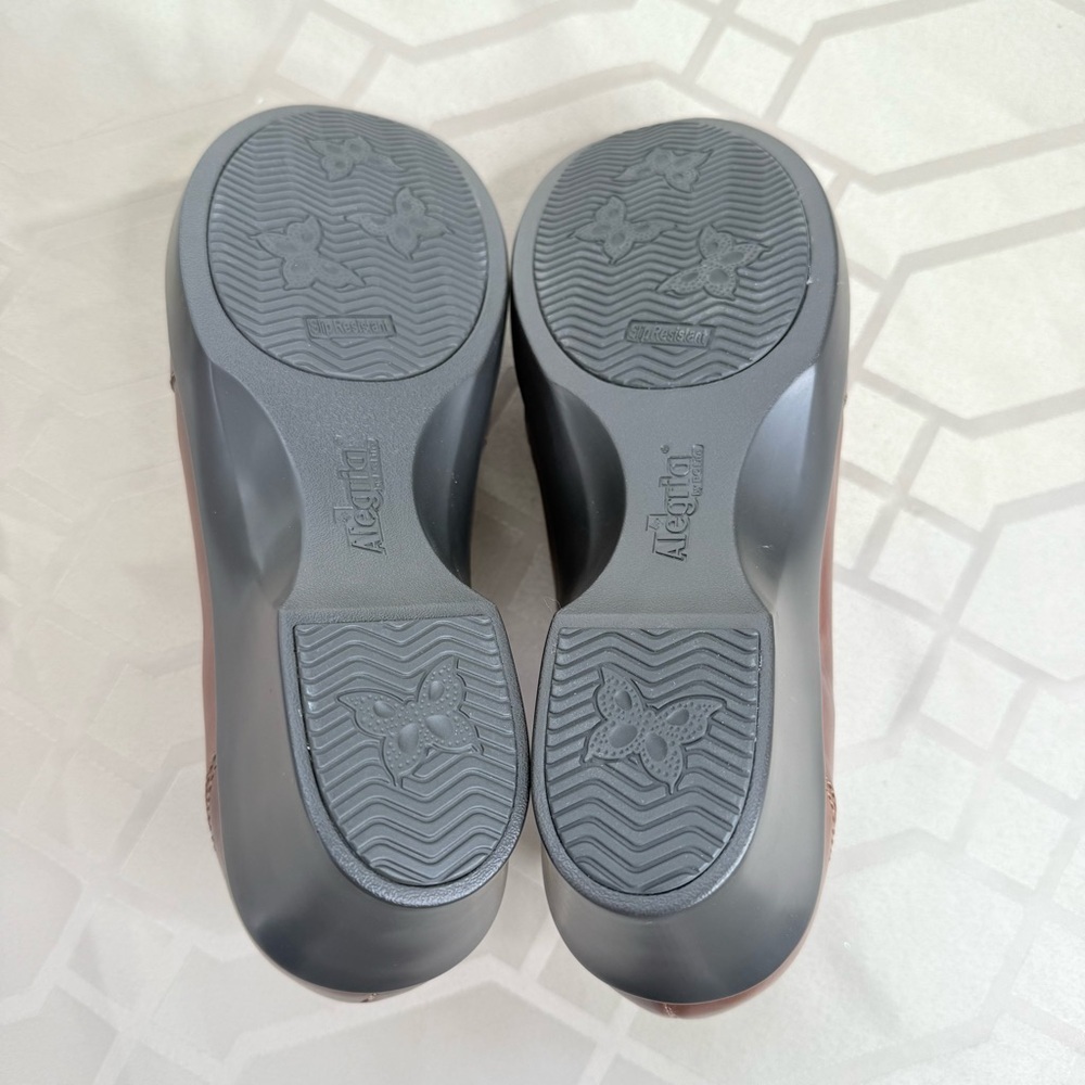 Alegria Leather Slip on Shoes Goring Eryn EURO 41 US 10.5-11 Chestnut Luster - Picture 9 of 9